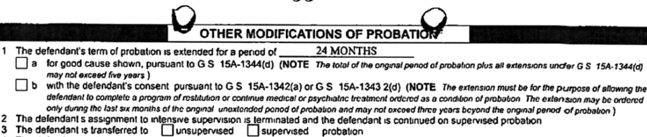 The Probation-Extension Minefield The Probation-Extension Minefield