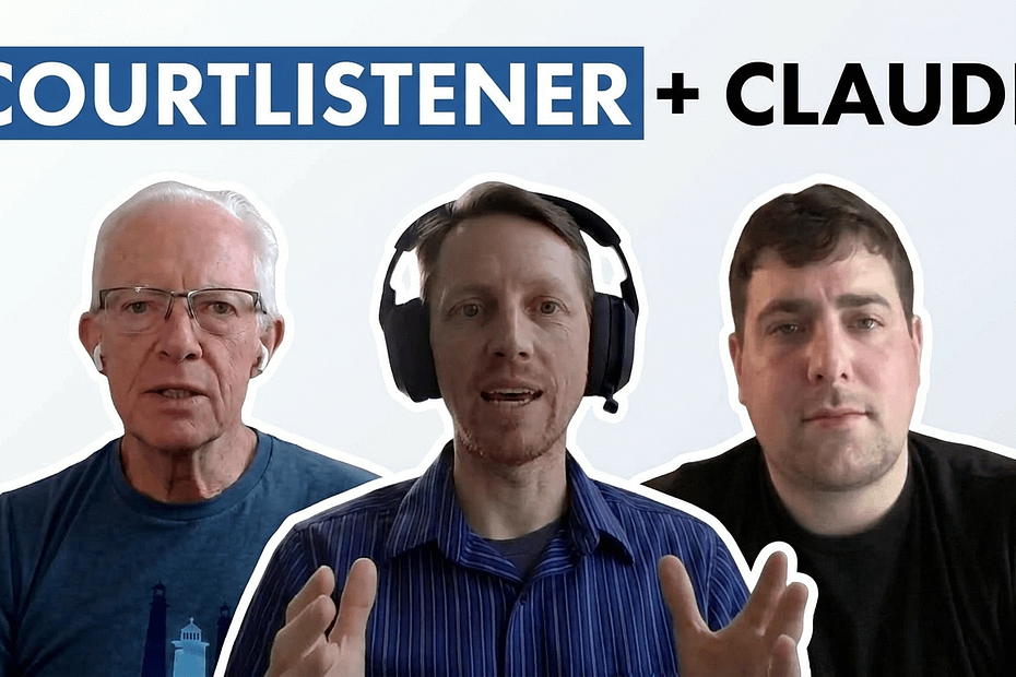 On LawNext: Legal Research for Everyone: Inside the CourtListener-Claude Partnership On LawNext: Legal Research for Everyone: Inside the CourtListener-Claude Partnership